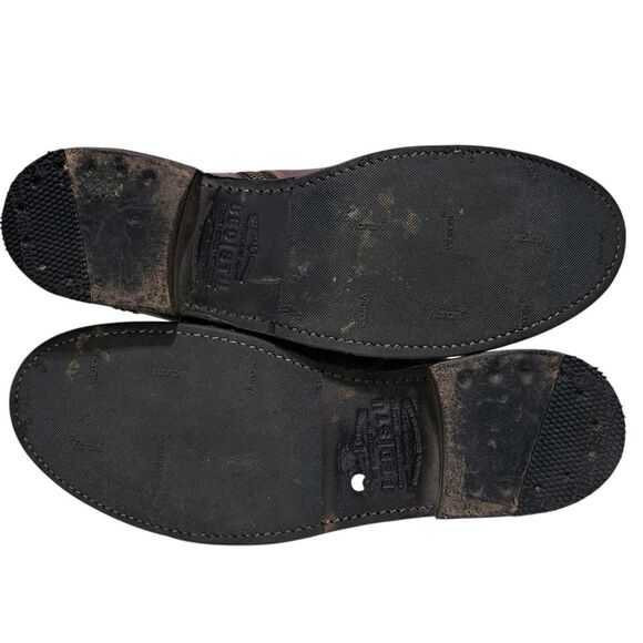 Bed Stu Becca Cobbler Organic Veg Tanned Western Moto Boho Leather Boots Sz 10 - Picture 12 of 17